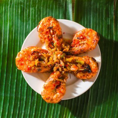 ربيان مشوي Grilled shrimps